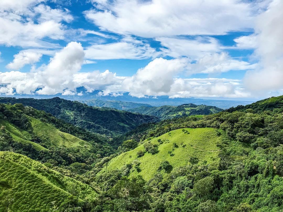 landscape of mountains