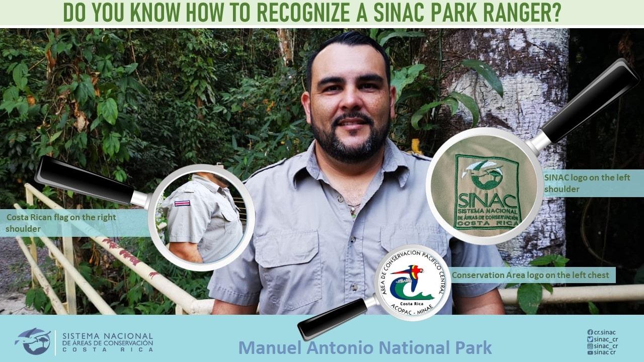 Manuel Antonio National Park park ranger