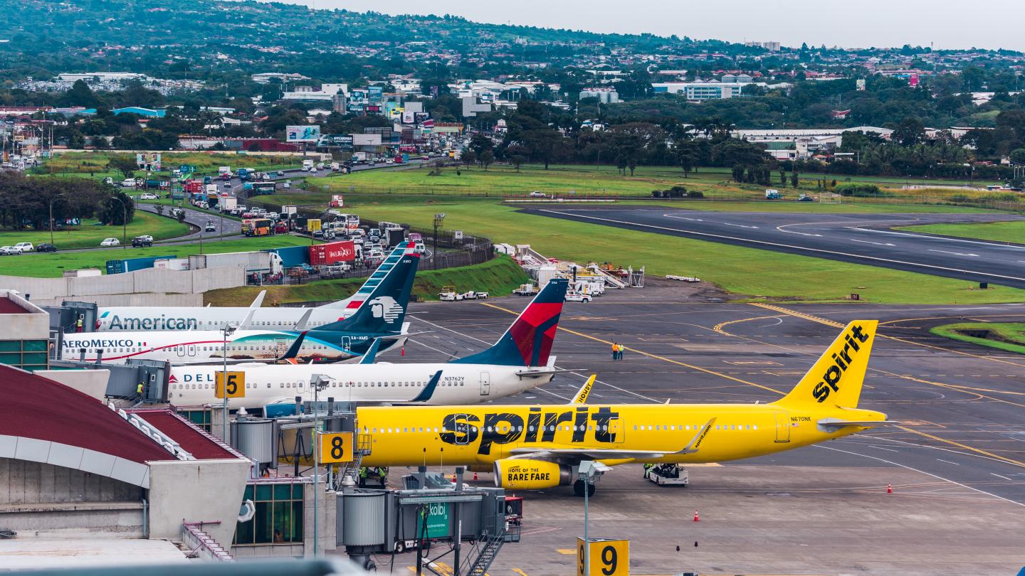 Planes at Juan Santamaria Airport