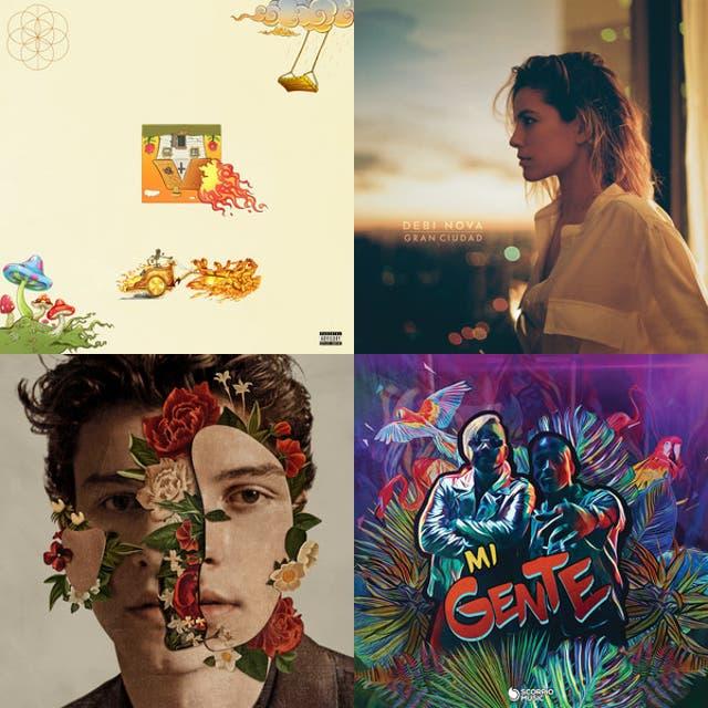 Paz Playlist album art collage for Wellness Week