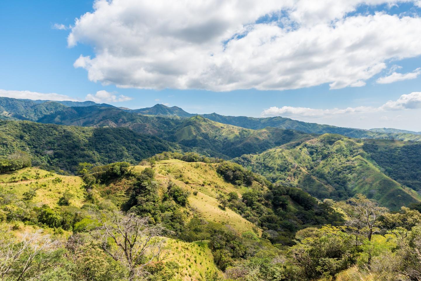 Mountain landscape of Monteverde, Costa Rica