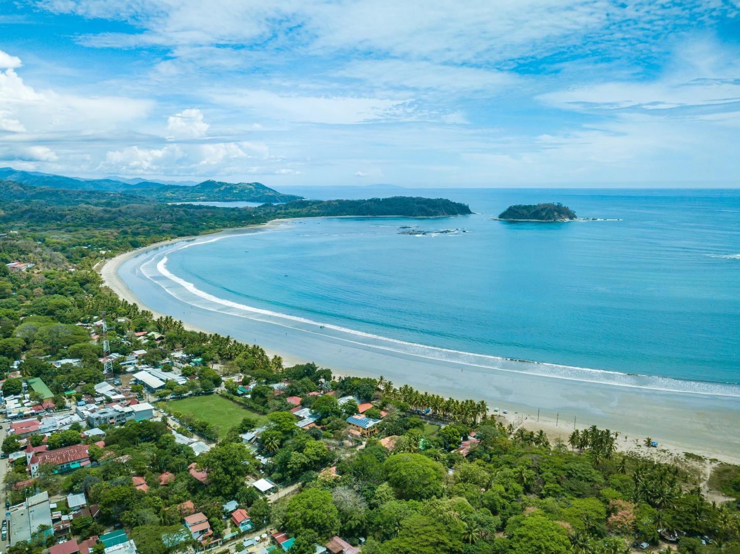 Playa Sámara crescent beach, Guanacaste