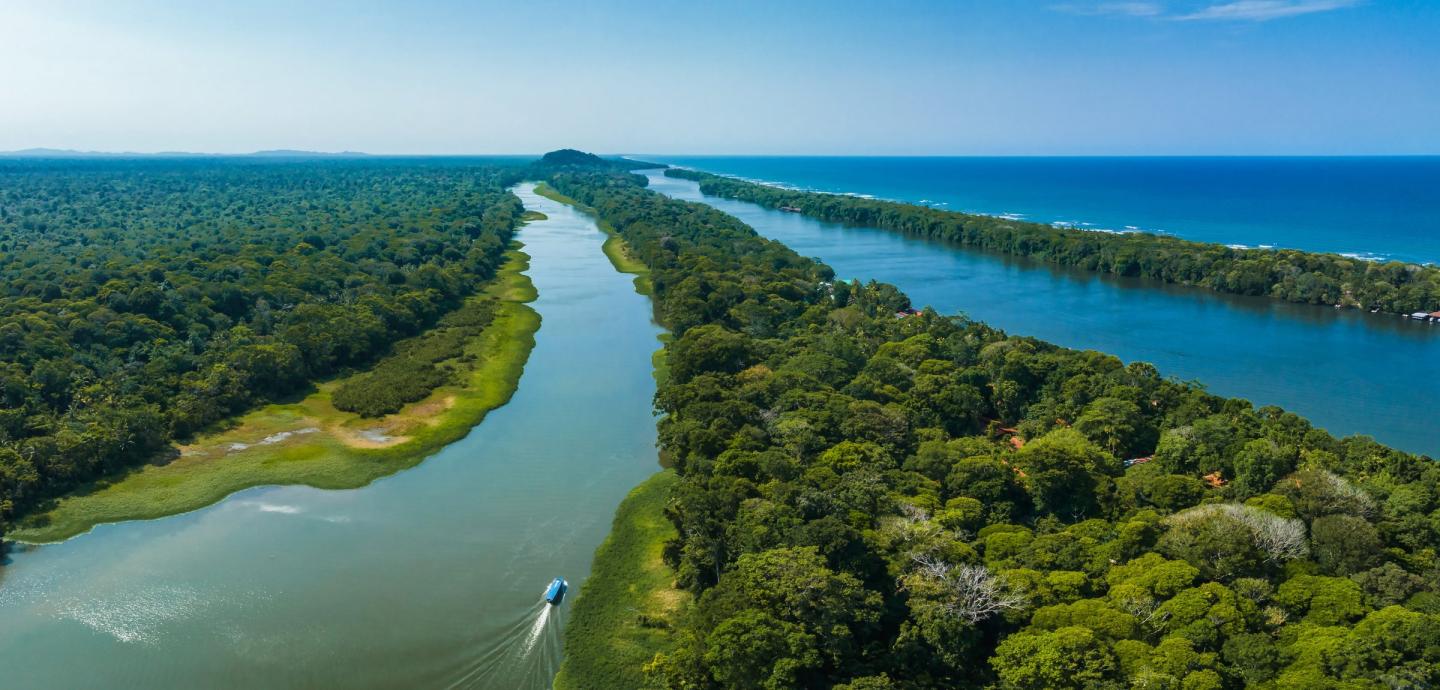 Tortuguero National Park on Costa Rica's Caribbean coast