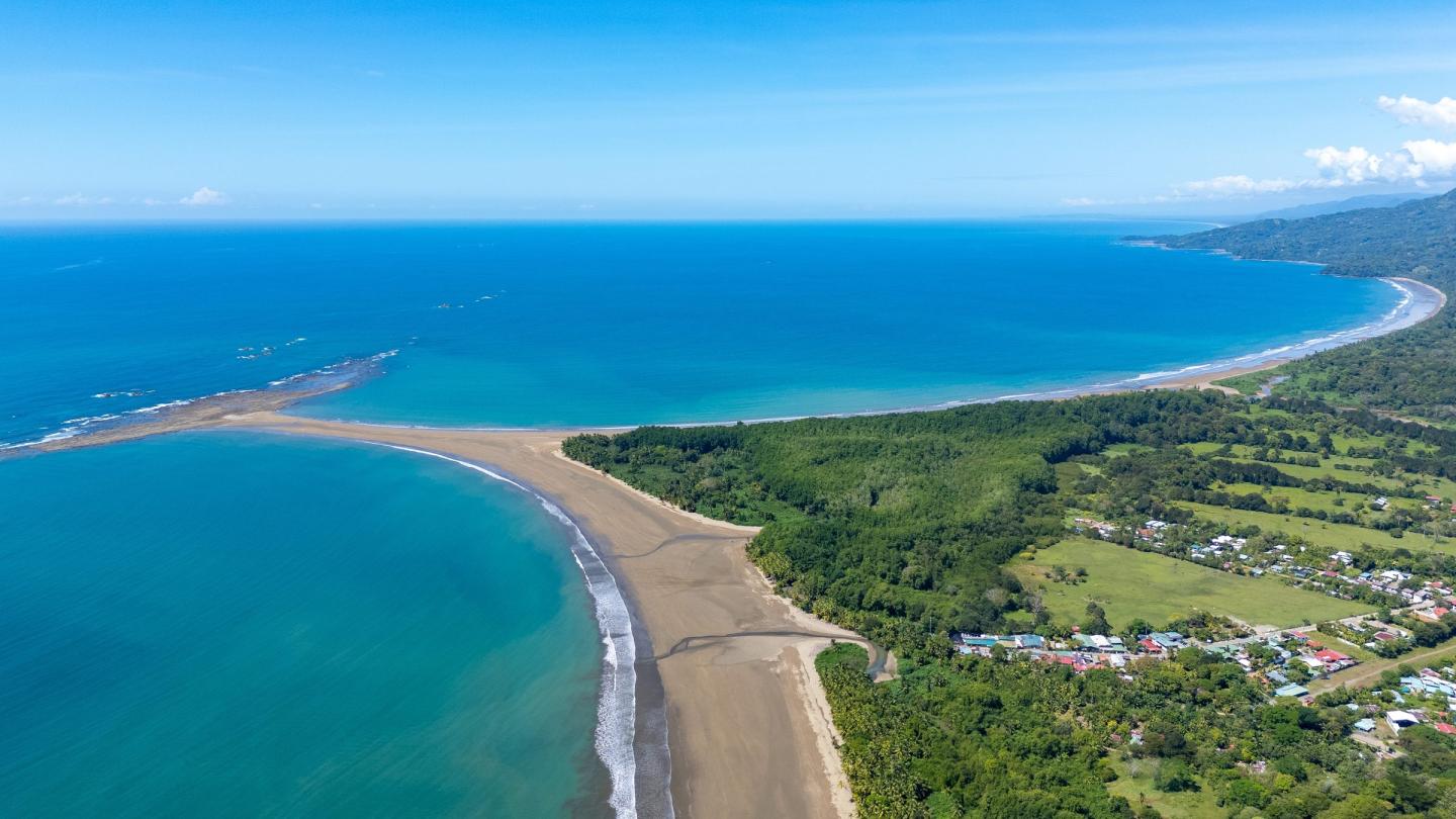 Beach in Uvita on Costa Rica's South Pacific coast